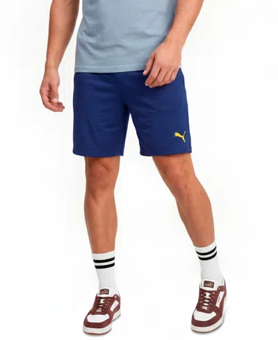 Puma Men's Woven Logo Shorts In Blue