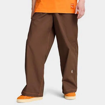 Puma Men's X Carrots Carpenter Pants In Espresso Brown