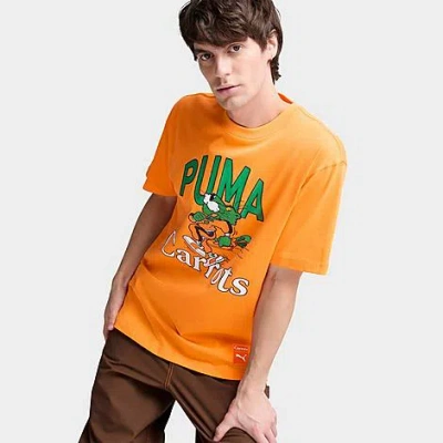 Puma Men's X Carrots Graphic T-shirt In Rickie Orange