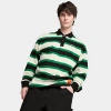 Puma X Carrots Long Sleeve Cotton Polo In Archive Green