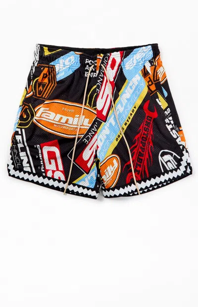 Puma Men's X Fast & Furious Mesh Basketball Shorts In Black In Multi