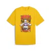 Puma X Lamelo Ball Phoenix Men's Graphic T-shirt In Yellow