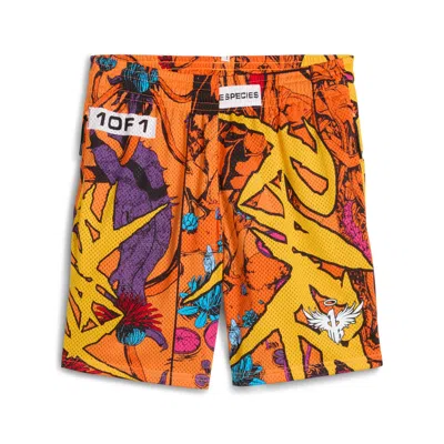 Puma Men's X Lamelo Ball Phoenix Shorts In Orange