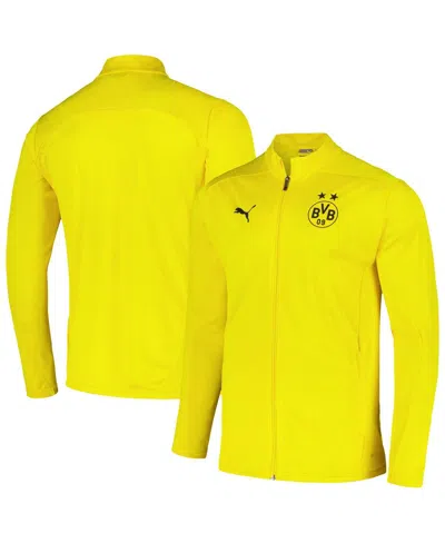 Puma Men's Yellow Borussia Dortmund 2024/25 Drycell Full-zip Training Jacket