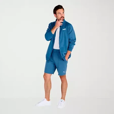 Puma Mens 8" Workout Shorts In Blue