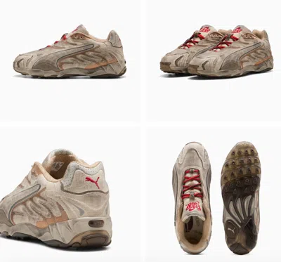 Pre-owned Puma Mens A$ap Rocky X  Inhale Distressed Shoes 401624 01 Cu4864 001 Speedcat In As Pictured