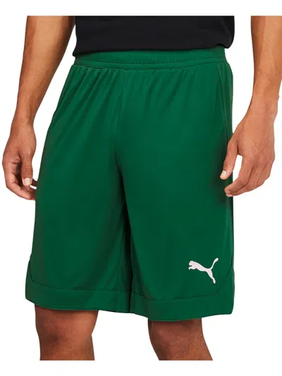 Puma Mens Basketball Workout Shorts In Green