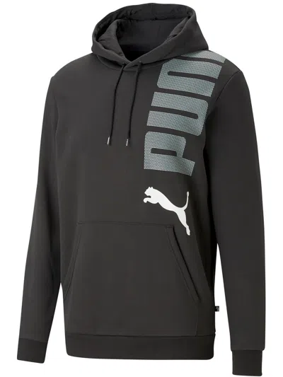 Puma Mens Comfy Comfortable Hooded Sweatshirt In Grey