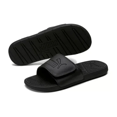 Puma Mens Cool Cat 2.0 Slide Sandals In Black