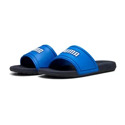 Puma Mens Cool Cat 2.0 Slide Sandals In Blue