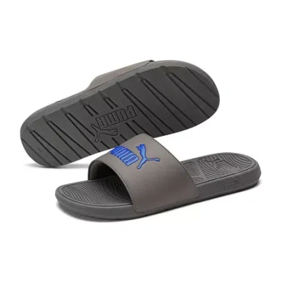 Puma Mens Cool Cat 2.0 Slide Sandals In Gray