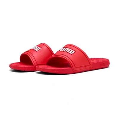 Puma Mens Cool Cat 2.0 Slide Sandals In Red