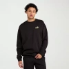 Puma Mens Crew Neck Long Sleeve Sweatshirt In Black