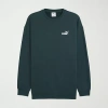 Puma Mens Crew Neck Long Sleeve Sweatshirt In Green
