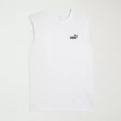 Puma Mens Crew Neck Sleeveless Active Big And Tall Tank Top In Neutral