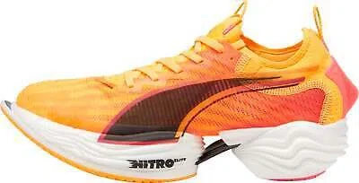 Pre-owned Puma Mens Fast-r Nitro Elite 2 Running Shoes Trainers - Orange