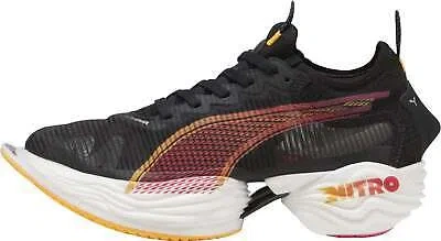 Pre-owned Puma Mens Fast-r Nitro Elite 2 Running Shoes Trainers Lightweight - Black