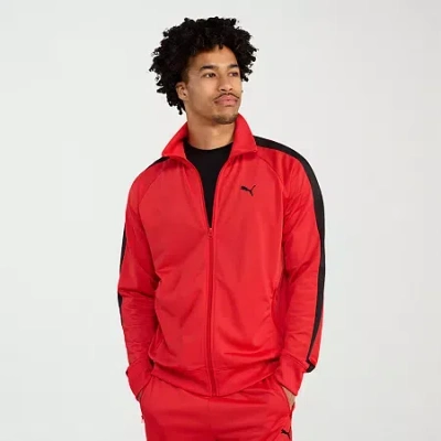 Puma Mens Lightweight Track Jacket In Red