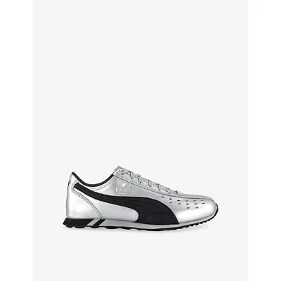 PUMA MENS PUMA SPRINT LEATHER TRAINERS
