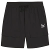 Puma Mens  Classics Cargo 7" Woven Shorts In Black