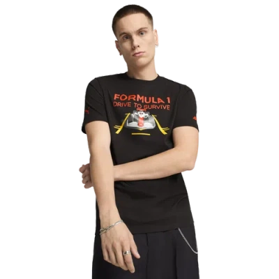 PUMA MENS PUMA F1 DTS GRAPHIC T-SHIRT