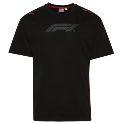 Puma Mens  F1 Ess+ Relaxed T-shirt In Black/grey