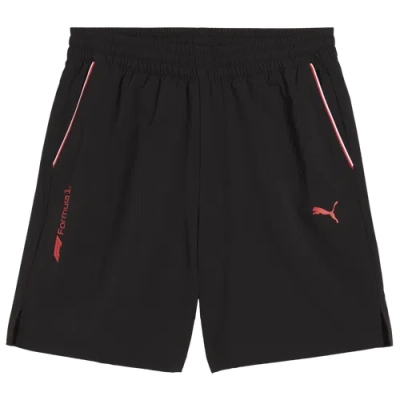 Puma Mens  F1 Ess+ Woven Shorts 7” In Black/red