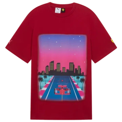 PUMA MENS PUMA F1 FERRARI RACE COLOR T-SHIRT