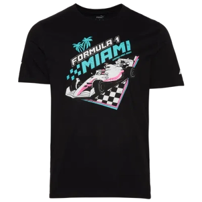 Puma Mens  Formula 1 Nascar T-shirt In Black/white