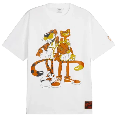 Puma Mens  Hoops X Cheetos T-shirt In White