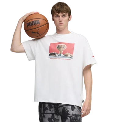 Puma Hoops X E.t. Graphic T-shirt In White
