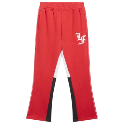Puma Mens  Hoops X Lf Track Pant In For All Time Red-silver Mist- Black