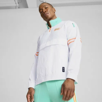 Puma Mens  Hoops X Scooby-doo Jacket In Teal/white