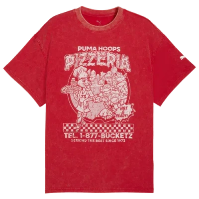 PUMA MENS PUMA HOOPS X TMNT T-SHIRT I