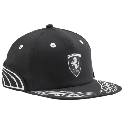 Puma Mens  Joshua Vides For Scuderia Ferrari Fb Cap In Black/white