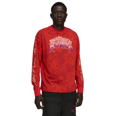 Puma Mens  Lamelo Supernova Long Sleeve Aop Tee In  Red