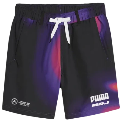 Puma Mens  Mapf1 X Mdj Woven Shorts In Multi/sheen Green