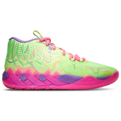 Puma Men's X Lamelo Ball Mb.01 Inverse Toxic Basketball Shoes In Pink/green/purple