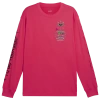 Puma Mens  Melo 1love Ls T-shirt In Pink Alert