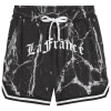 Puma Mens  Melo Lafrance Wis All Out Print Shorts In Black/white