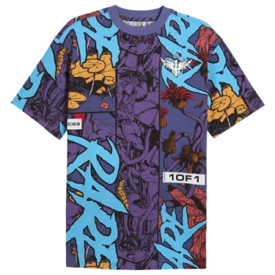 Puma Mens  Melo Phoenix Aop T-shirt In Blue