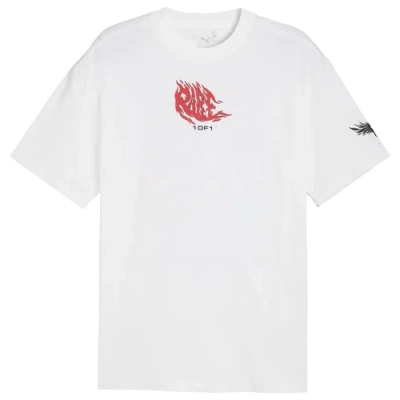 Puma Mens  Melo Phoenix T-shirt Ii In White
