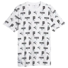 Puma Mens  Smurfs All Out Print T-shirt In  White/blue/black