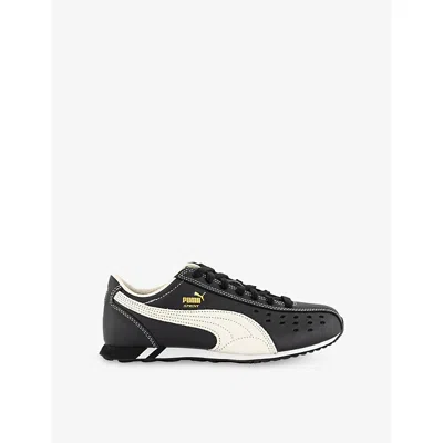PUMA MENS PUMA SPRINT LEATHER TRAINERS