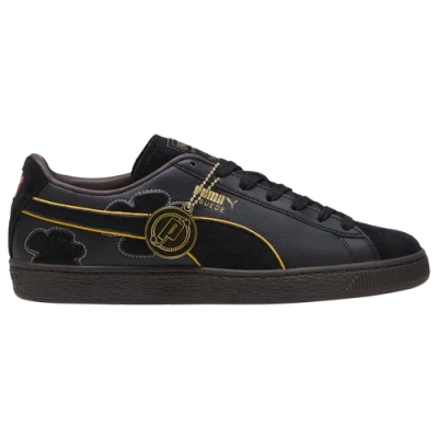Puma X One Piece Blackbeard Teech Suede 4 Sneakers In Yellow/red/black