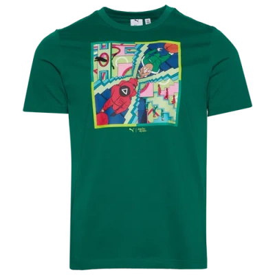 Puma Mens  X Squid Game Graphic T-shirt In Green