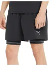 Puma Running Favorite 2-in-1 Shorts In Black In Multi