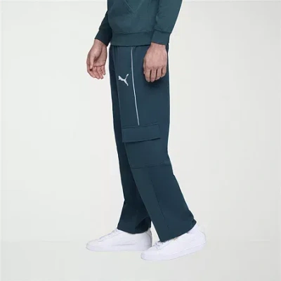 Puma Mens Stretch Fabric Relaxed Fit Active Cargo Pant In Green