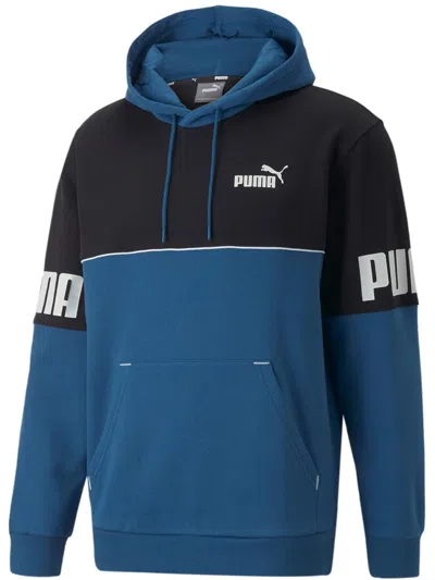 Puma Mens Sweatshirt Fitness Hoodie In Blue