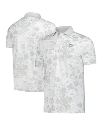 Puma Men's White Fedex St. Jude Championship Mattr Rose Polo Shirt